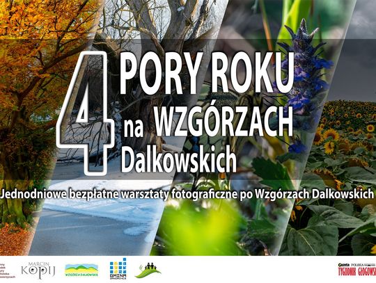 4 pory roku na Wzgórzach Dalkowskich