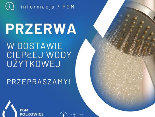 Awaria sieci ciepłowniczej w Polkowicach