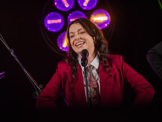 Katarzyna Pakosińska rozbawiła mieszkanki gminy Grębocice