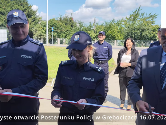 Nowy Posterunek Policji w Grębocicach już otwarty