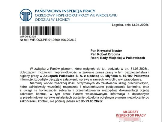 PIP wszczyna kontrolę po skargach pracowników