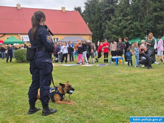 Policjanci z Lubina promowali bezpieczeństwo