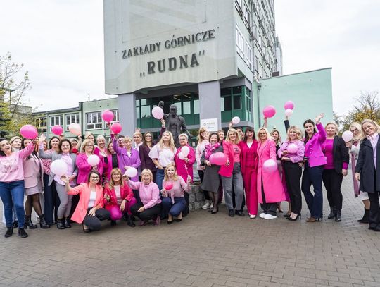 Różowy październik w KGHM z hasłem „Jesteś ważna, badaj się!”