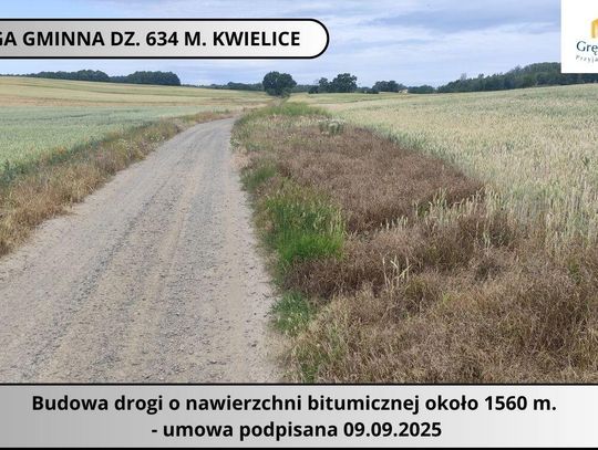 Rusza budowa nowej drogi gminnej w Kwielicach!