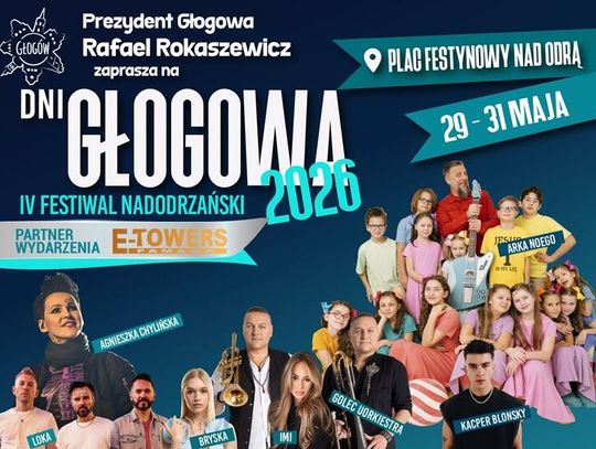 Święto miasta, które broni się samo. Głogów stawia na zabawę dla mieszkańców, gdy sąsiedzi inwestują w PR