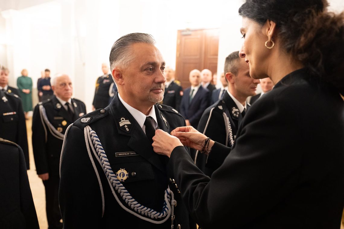 dh. Mieczysław Żentel odznaczony Krzyżem Świętego Floriana dh. Mieczysław Żentel odznaczony Krzyżem Świętego Floriana