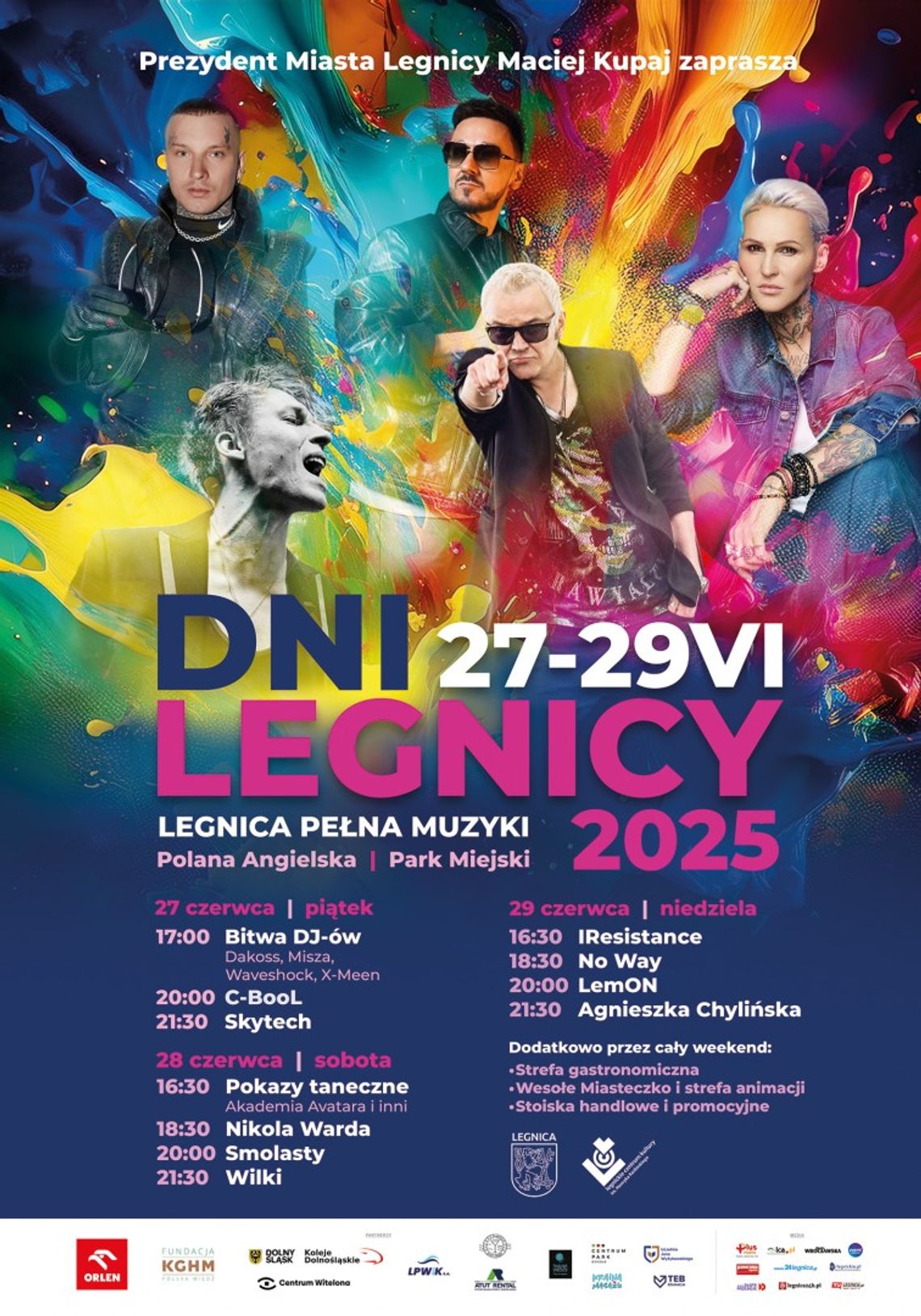 Dni Legnicy 2025 – trzy dni muzyki i wspólnego świętowania już w czerwcu!