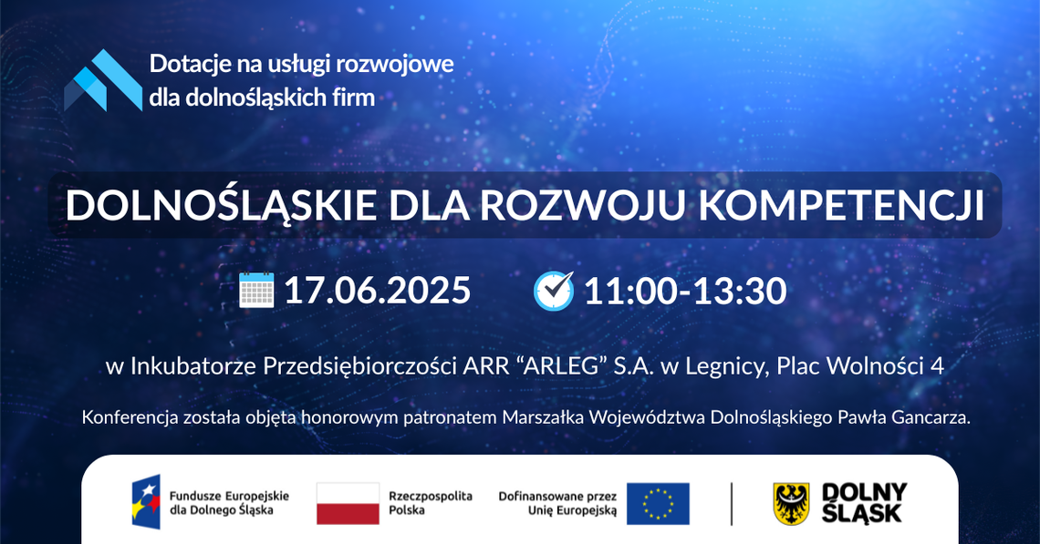 Dolnośląskie dla rozwoju kompetencji, Zaprasza ARLEG