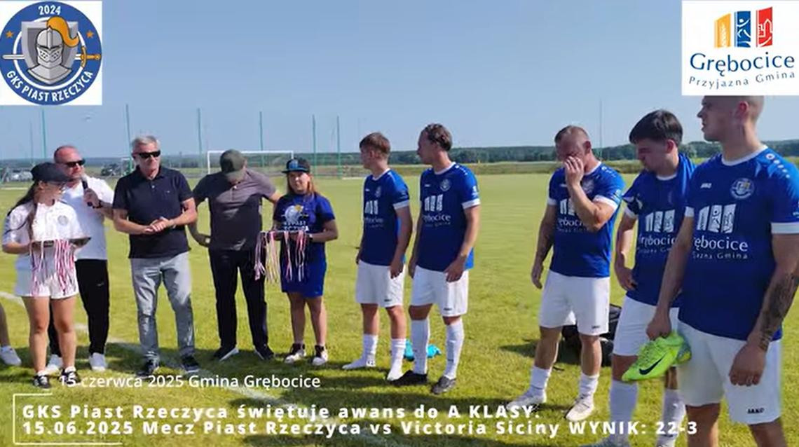 GKS Piast Rzeczyca awansuje do A Klasy!
