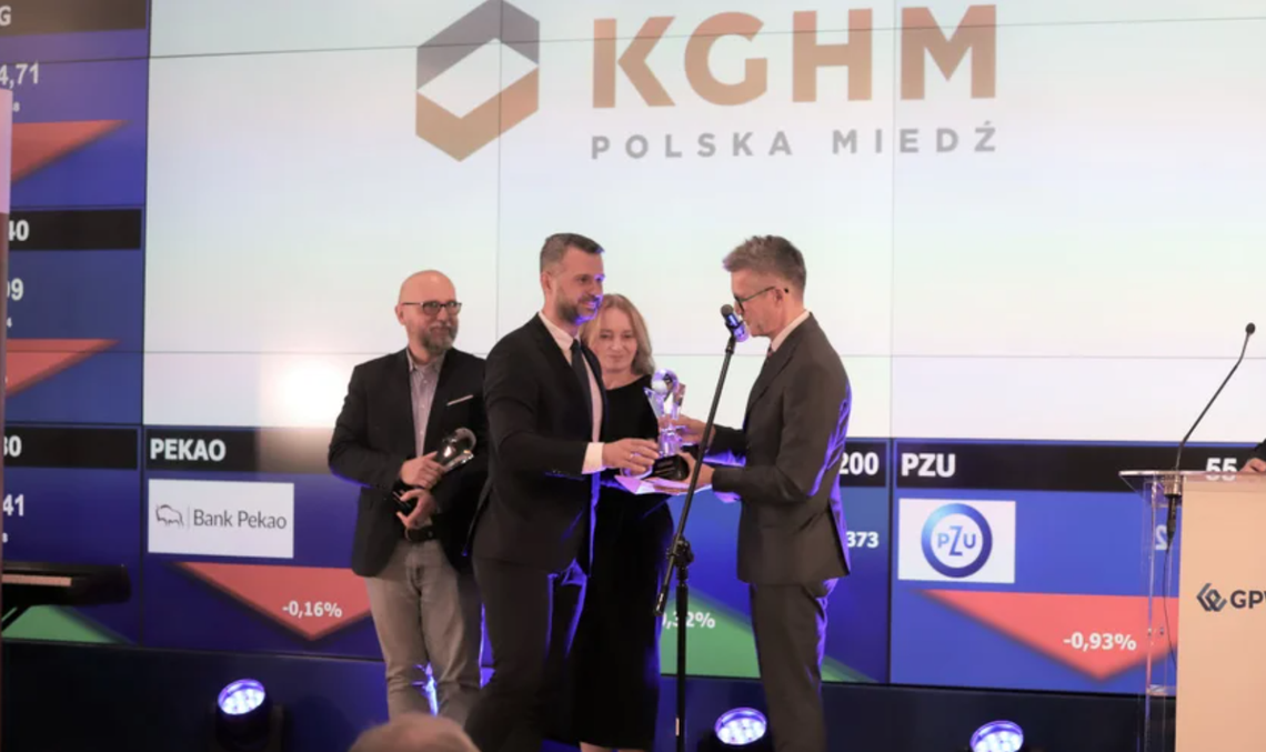 KGHM Polska Miedź S.A. ponownie z nagrodą „The Best of The Best” KGHM Polska Miedź S.A. ponownie z nagrodą „The Best of The Best”