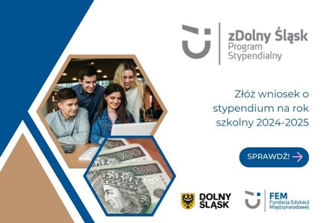 Nabór wniosków stypendialnych “zDolny Śląsk”
