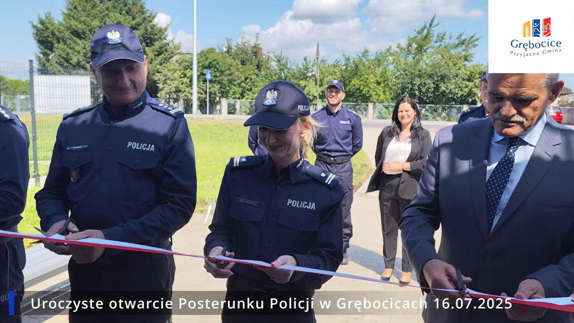 Nowy Posterunek Policji w Grębocicach już otwarty