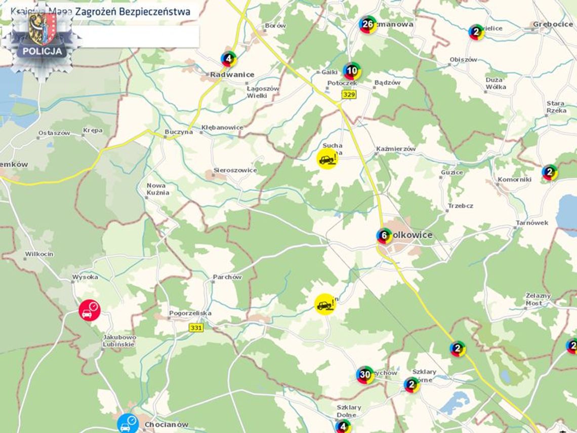 Podsumowanie maja w Krajowej Mapie Zagrożeń Bezpieczeństwa