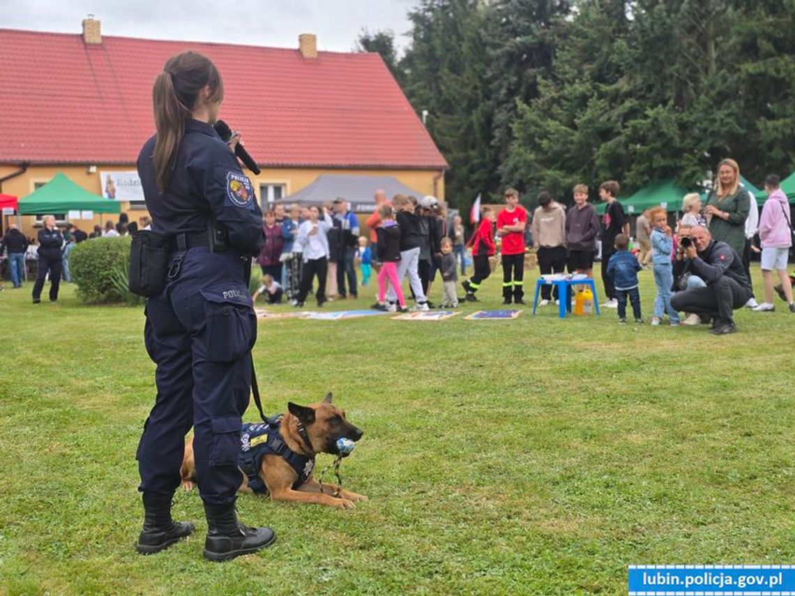 Policjanci z Lubina promowali bezpieczeństwo
