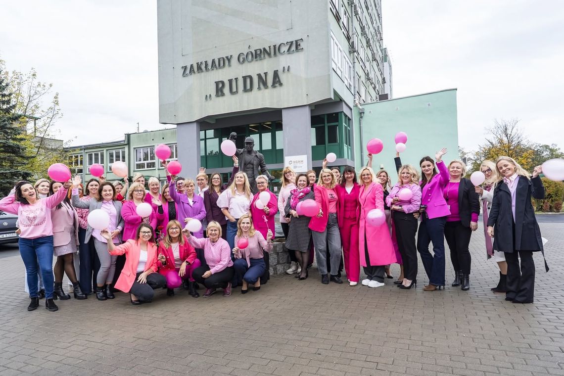 Różowy październik w KGHM z hasłem „Jesteś ważna, badaj się!” Różowy październik w KGHM z hasłem „Jesteś ważna, badaj się!”