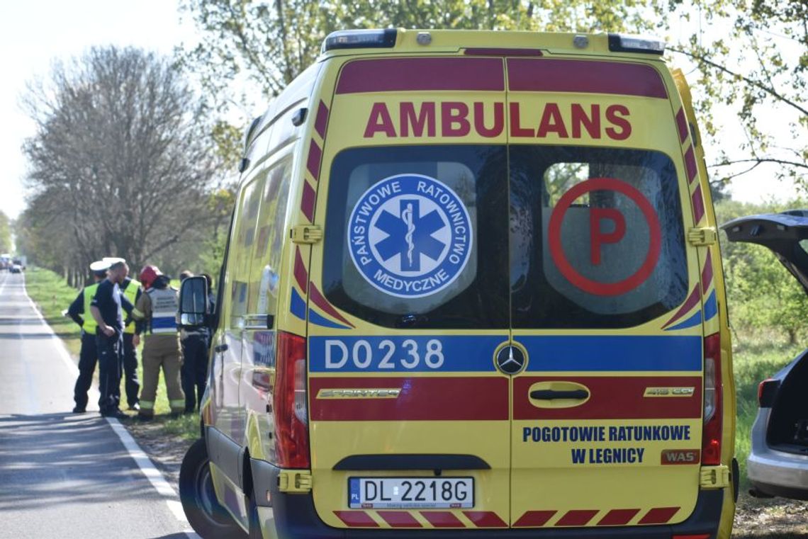 Tragedia na węźle A4/S3. Nie żyje motocyklista Tragedia na węźle A4/S3. Nie żyje motocyklista
