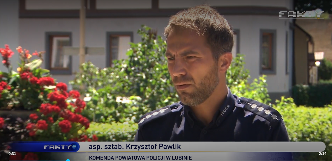 Udana interwencja policjantów z Lubina Udana interwencja policjantów z Lubina