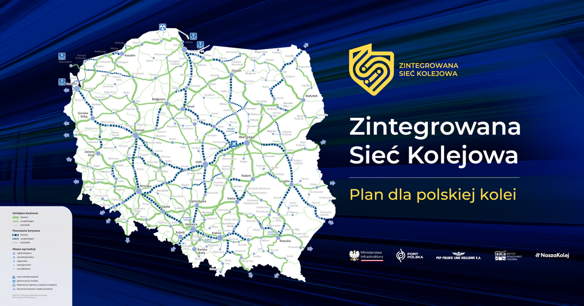 Zintegrowana Sieć Kolejowa połączy wykluczone regiony, w tym Polkowice Zintegrowana Sieć Kolejowa połączy wykluczone regiony, w tym Polkowice