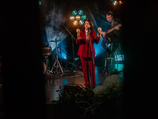 Katarzyna Pakosińska rozbawiła mieszkanki gminy Grębocice